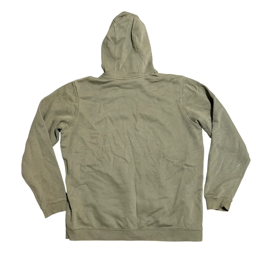 Nike Mens Baylor University Hoodie Sweatshirt Green XL Cotton Blend Pullover
